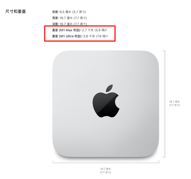M1 Ultra 版苹果 Mac Studio 比 M1 Max 版更重