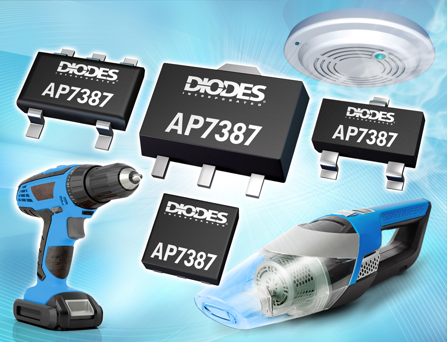 Diodes公司的60V、70dB PSRR LDO提供領先業界的靜態電流