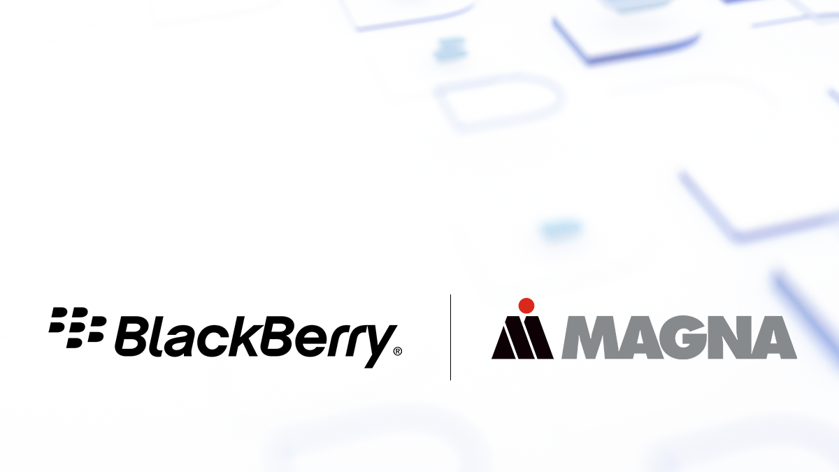 BlackBerry 携手麦格纳,为全球汽车制造商开发下一代高级驾驶辅助系统