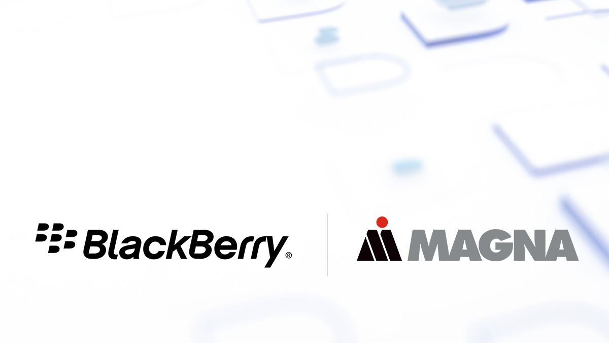 BlackBerry 攜手麥格納,為全球汽車制造商開發(fā)下一代高級(jí)駕駛輔助系統(tǒng)