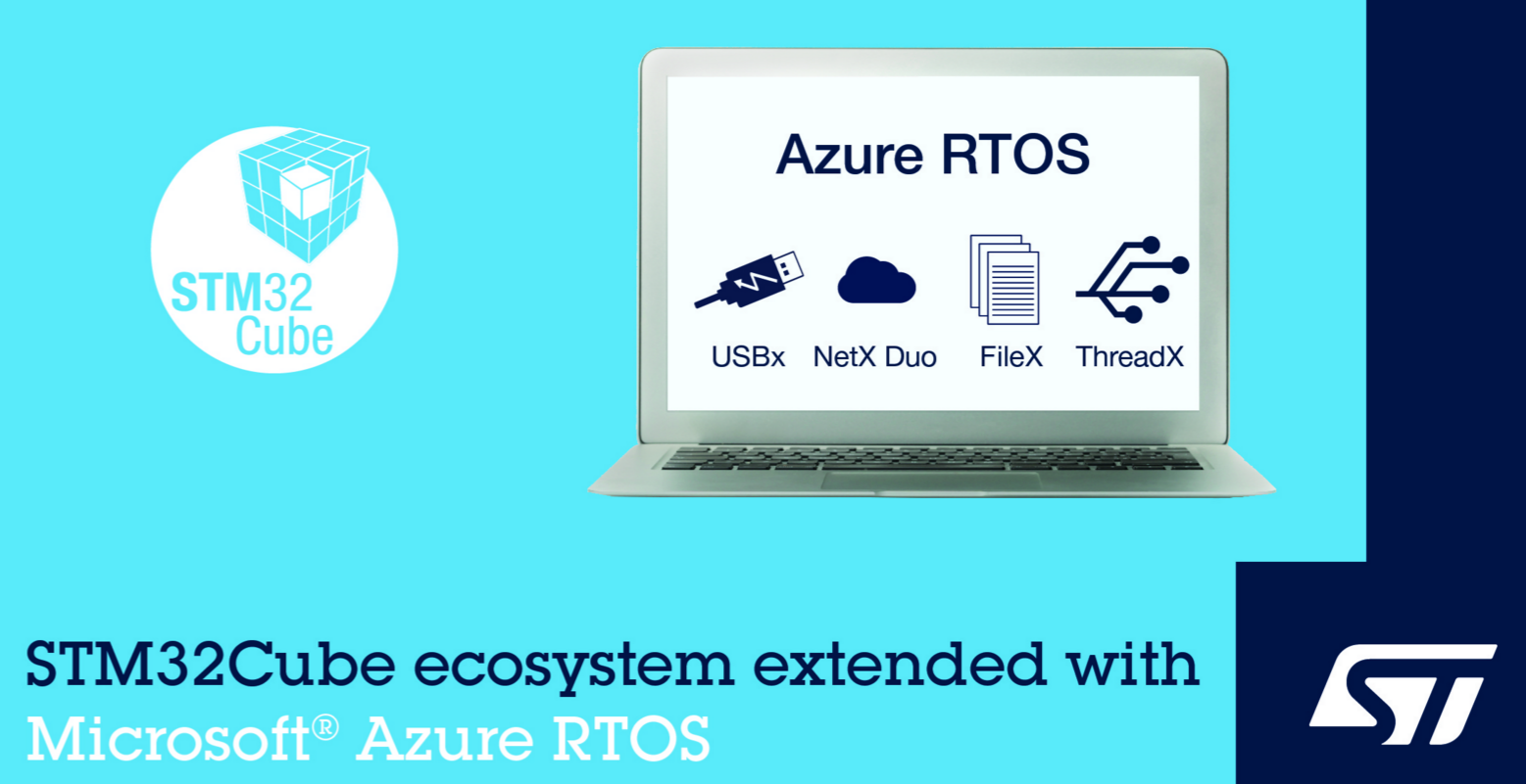 意法半导体STM32全系产品部署Microsoft® Azure RTOS开发包