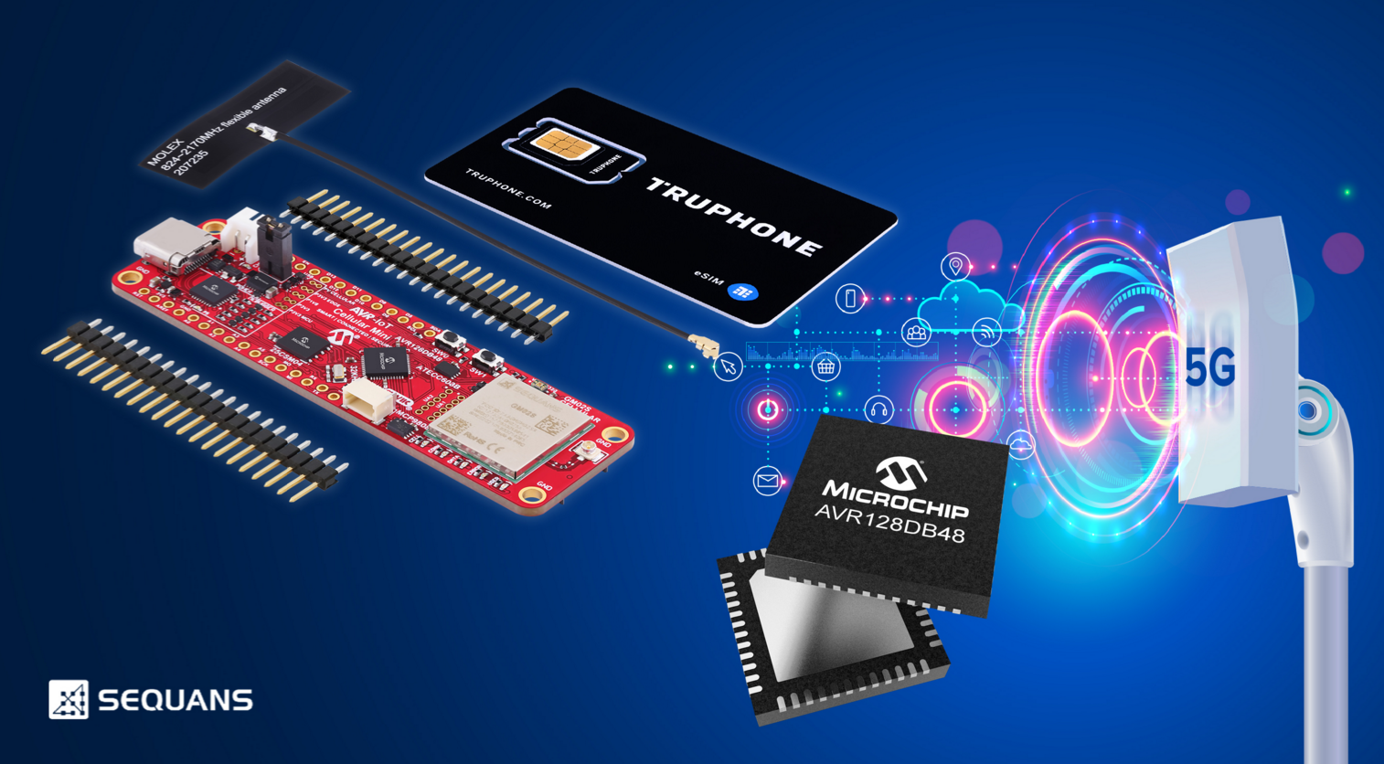 Microchip推出全新8位單片機開發板，可連接5G LTE-M窄帶物聯網網絡