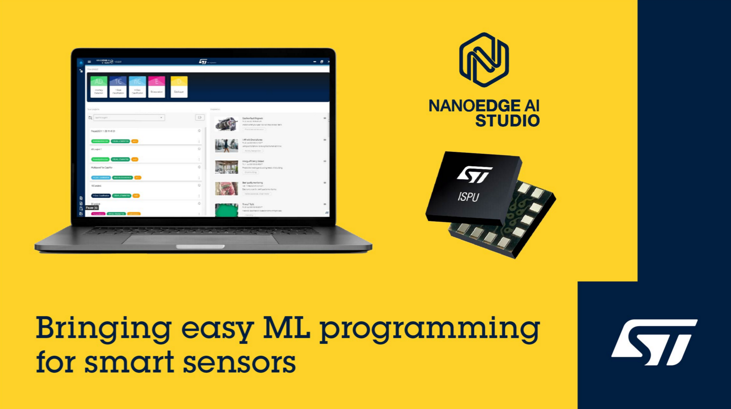 意法半导体NanoEdge AI Studio更新，支持智能传感器上的设备端学习和诊断