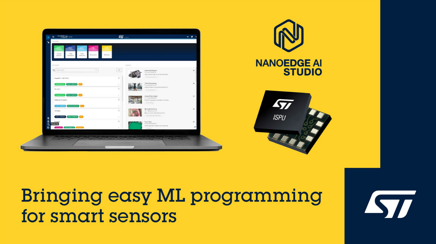 意法半導體NanoEdge AI Studio更新，支持智能傳感器上的設(shè)備端學習和診斷