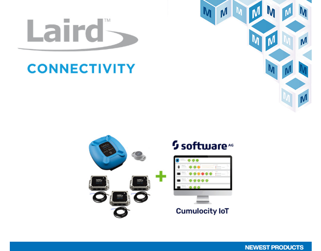 贸泽备货Laird Connectivity Sentrius Cumulocity IoT套件 用于无线传感器监控