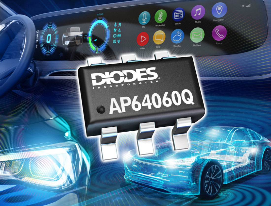 Diodes 公司的 40V 額定電壓符合汽車規(guī)格的同步降壓轉(zhuǎn)換器支持高效運行并降低 EMI