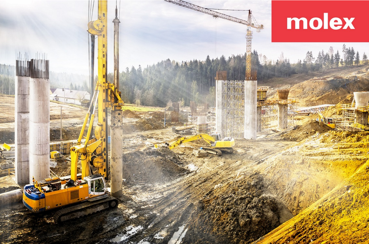 Molex莫仕公司与桩基动力学公司（Pile Dynamics Inc.）合作改造建筑结构基础测试技术