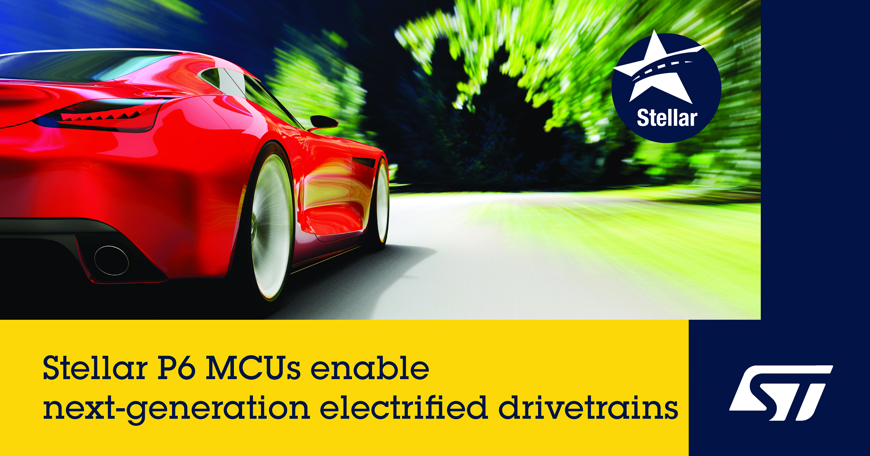 意法半導體發布Stellar P6車規MCU，賦能電動汽車平臺系統集成 