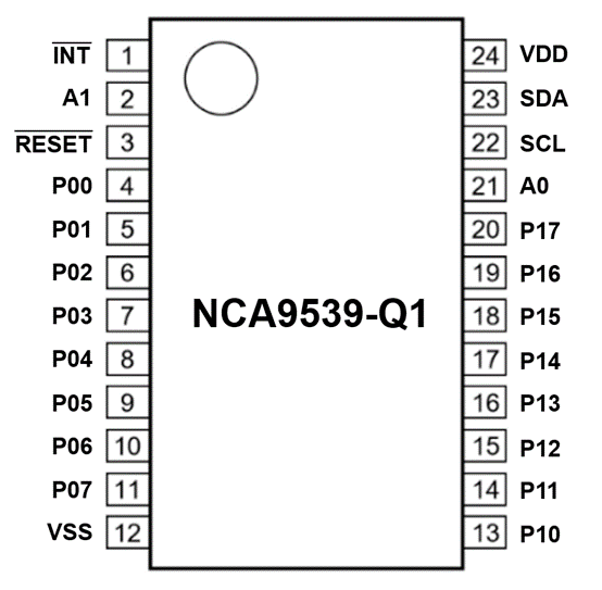 助力车载驾驶系统更灵活 纳芯微推出车规级I²C GPIO扩展器件NCA9539-Q1