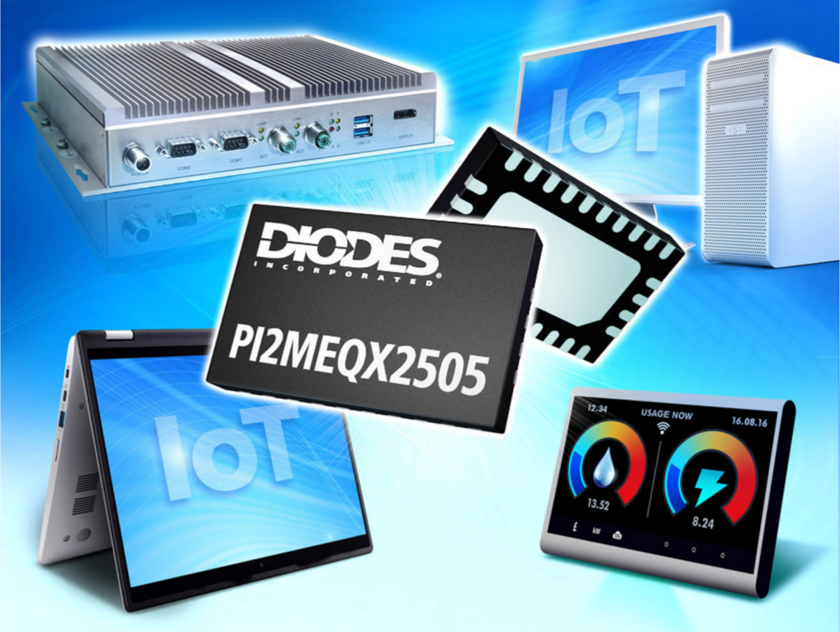 Diodes 公司的低功耗 1.8V、2.5Gbps、4 數(shù)據(jù)信道 ReDriver 支持 MIPI D-PHY 通訊協(xié)議