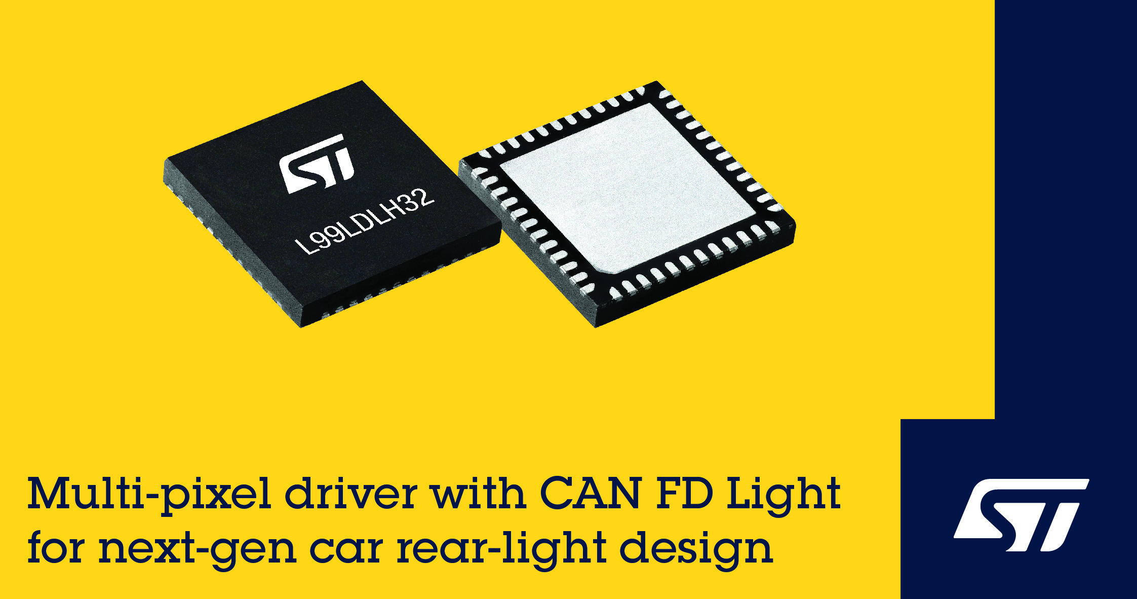 意法半導體CAN FD Light多像素驅動器助力下一代汽車照明設計