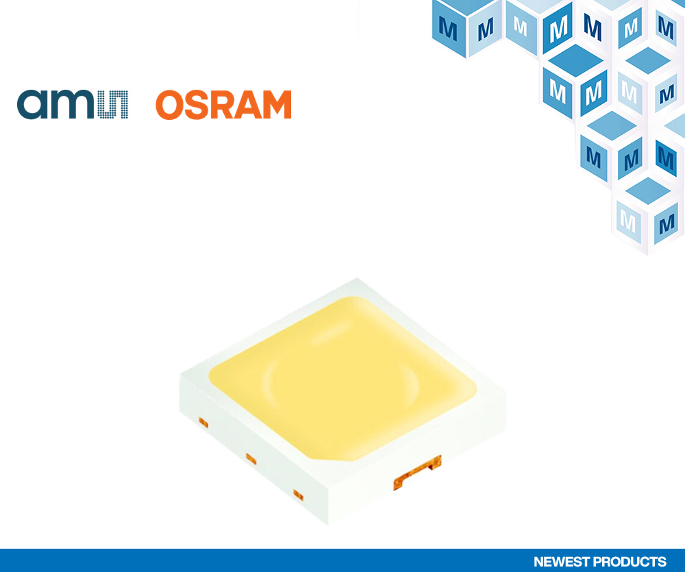 贸泽备货ams OSRAM SYNIOS P3030 KW DSLP31.CE LED用于汽车车身照明