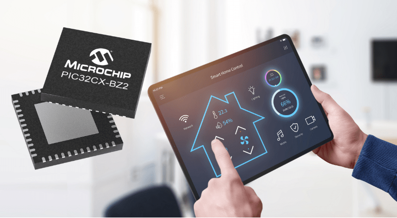 Microchip推出新型PIC单片机系列产品，以更简便方式添加Bluetooth低功耗连接功能