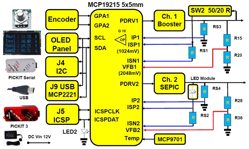 基于Microchip MCP19215 Battery charger方案