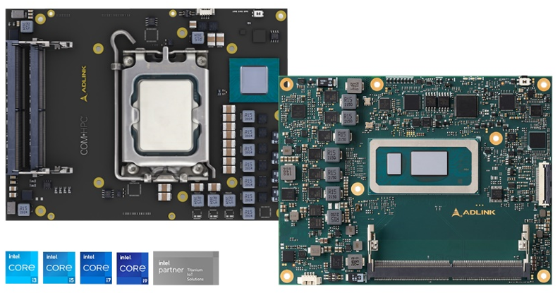 凌華科技發(fā)布基于第13代英特爾? 酷睿?處理器的COM Express和COM-HPC計(jì)算模塊