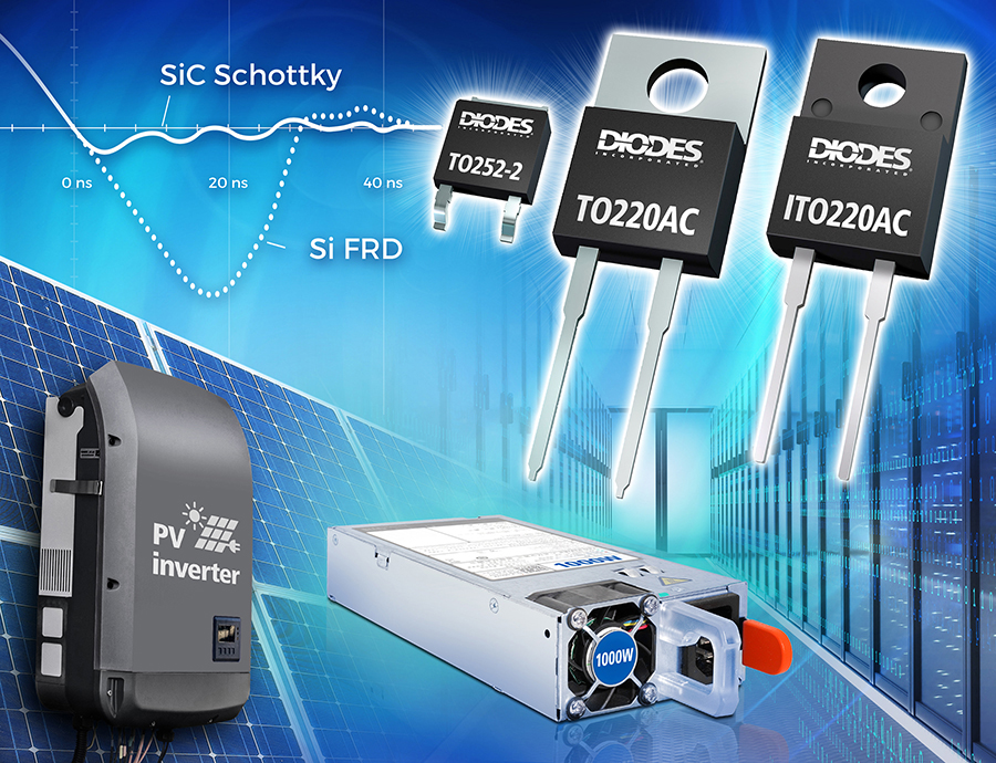 Diodes公司發(fā)表首款碳化硅肖特基勢壘二極管(SBD)