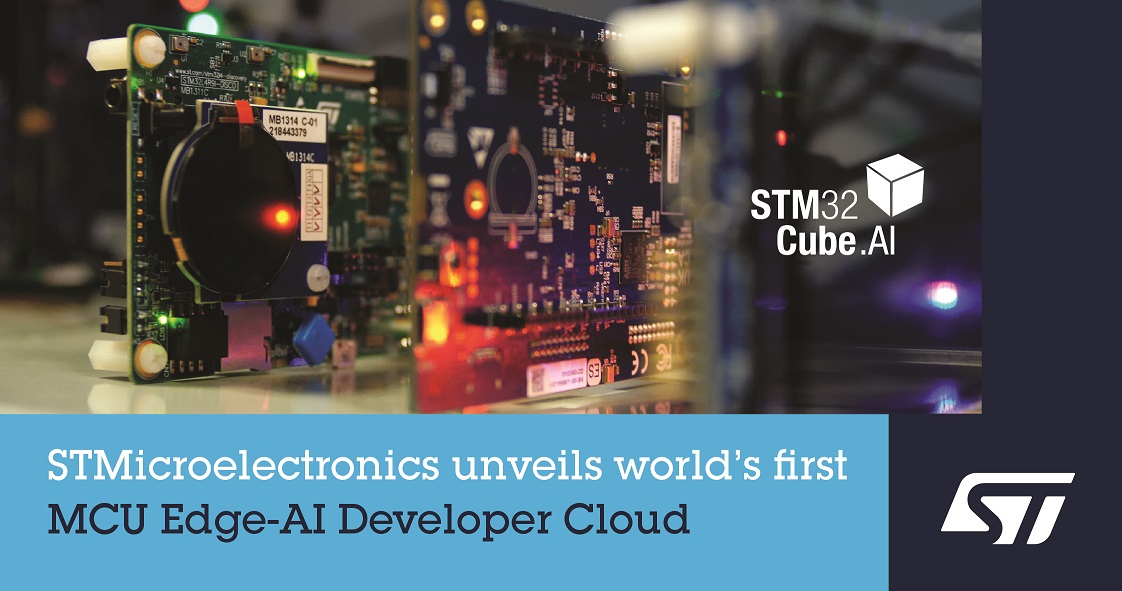 意法半導體推出業界首創的云端MCU邊緣人工智能開發者平臺