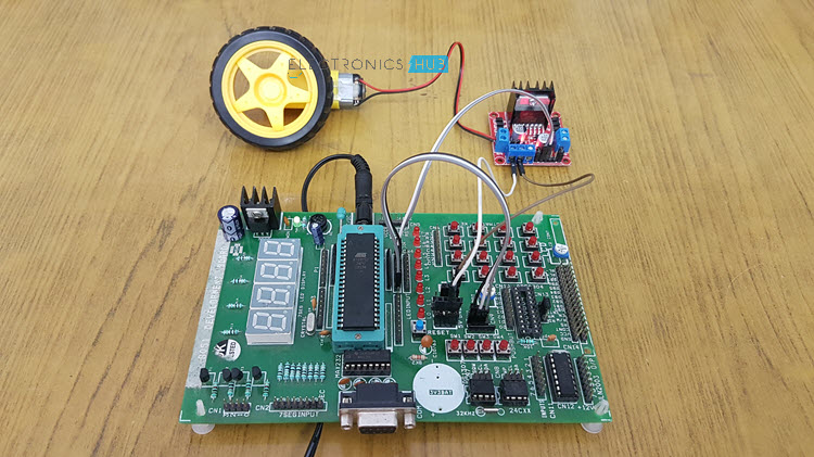Interfacing DC Motor with 8051 Microcontroller using L298N Image 2