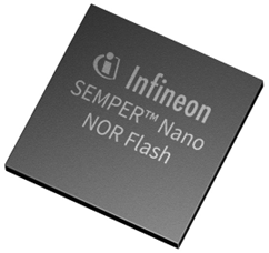 英飛凌推出 256 Mbit SEMPER? Nano NOR Flash 閃存產(chǎn)品