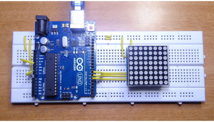 Arduino 8×8 LED矩阵