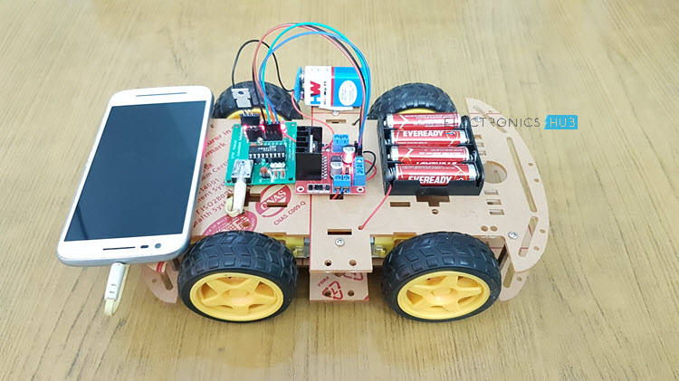 DTMF Controlled Robot without Microcontroller Image 2