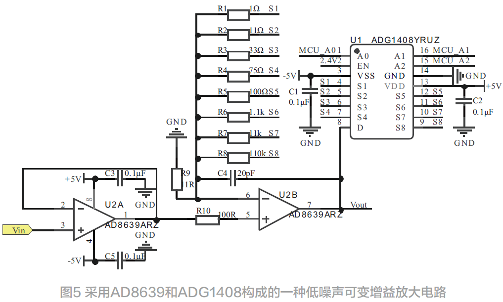 BDD電極痕量重金屬檢測(cè)微弱電流采集電路的設(shè)計(jì)與實(shí)現(xiàn)