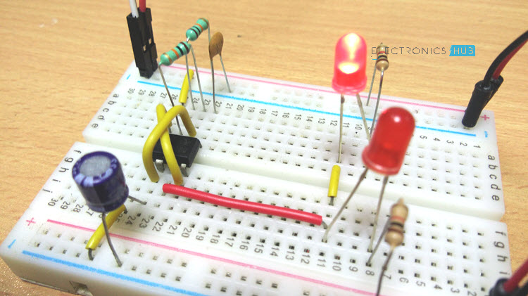555 Timer IC Testing Circuit Image 1