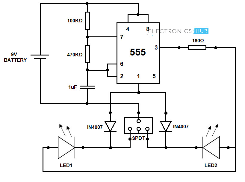 Bike Turning Signal Circuit Circuit Diagram