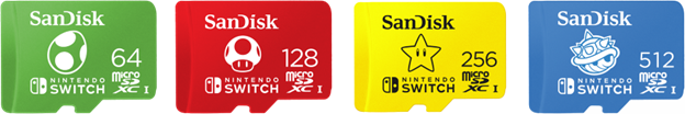 西部數(shù)據(jù)擴(kuò)展閃迪移動(dòng)microSDXC? Nintendo Switch?專用存儲(chǔ)卡系列