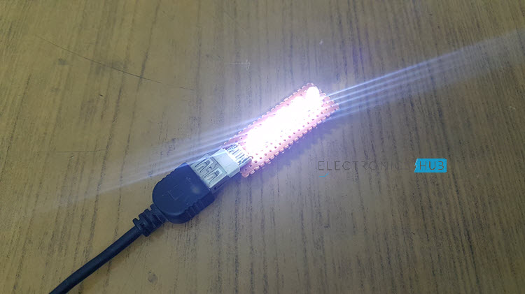 使用USB端口的LED灯电路