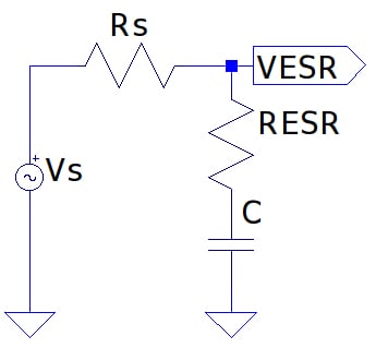 确定电容器的等效串联电阻 (ESR)