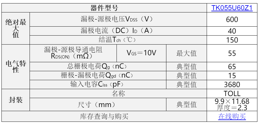 東芝推出采用超級(jí)結(jié)結(jié)構(gòu)的600V N溝道功率MOSFET