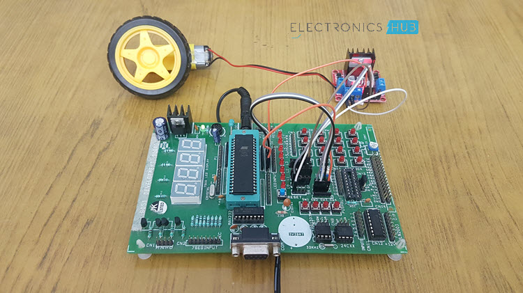 PWM Based DC Motor Speed Control using Microcontroller Image 1