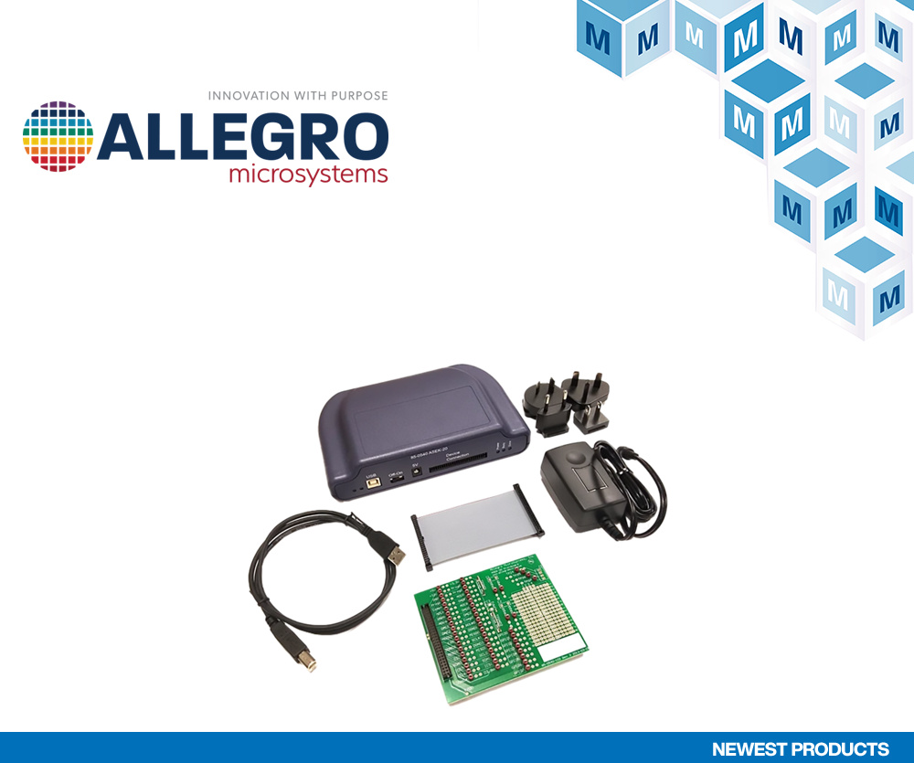 貿(mào)澤開(kāi)售用于Allegro器件和傳感器的Allegro MicroSystems ASEK-20傳感器評(píng)估套件