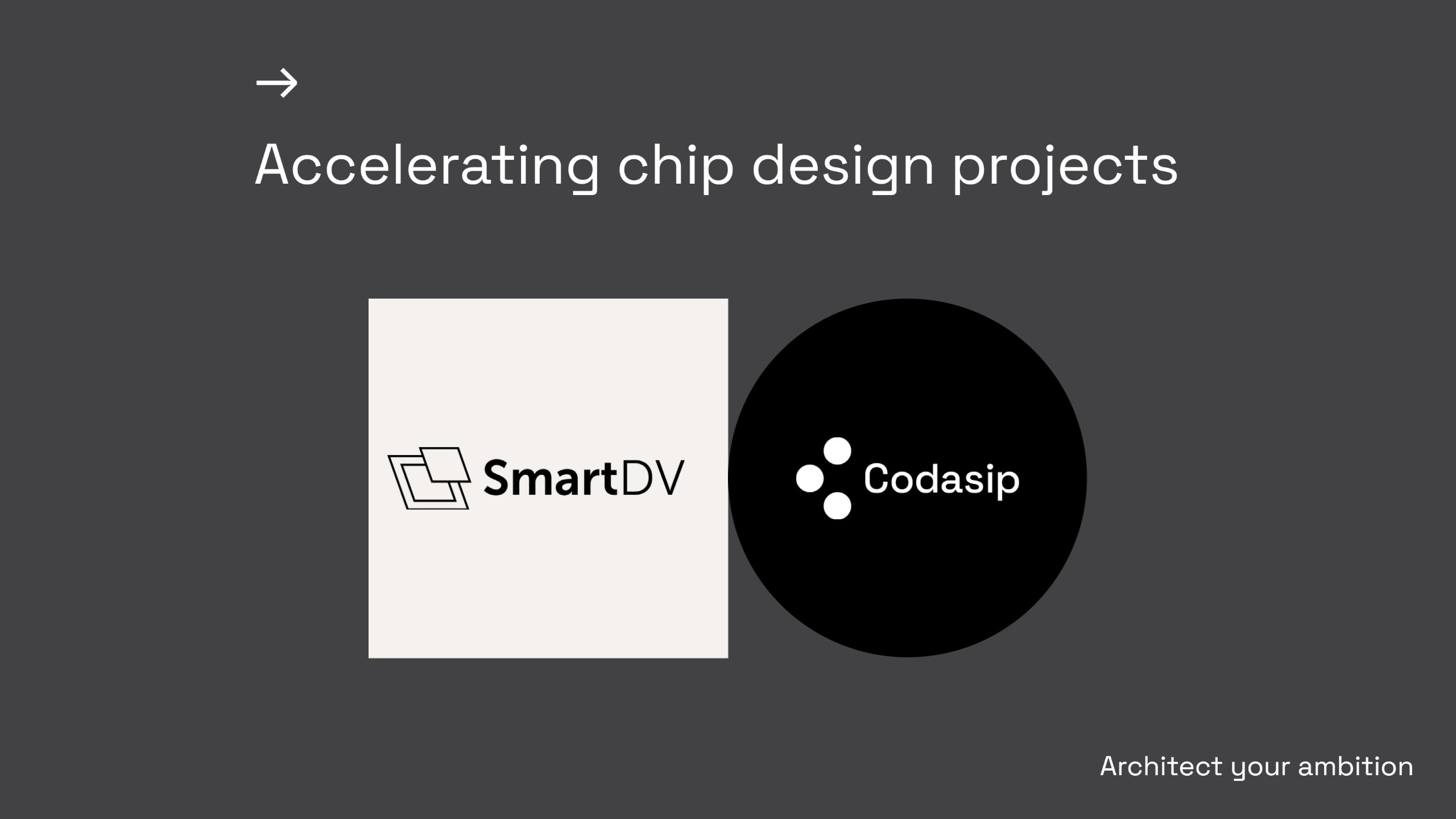 Codasip与SmartDV建立伙伴关系以携手加速芯片设计项目
