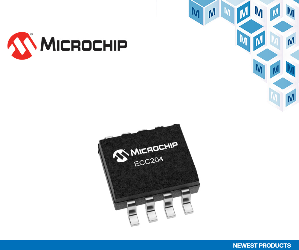 貿澤開售Microchip Technology ECC204安全認證IC