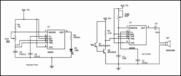 Motion Detector Circuit Diagram