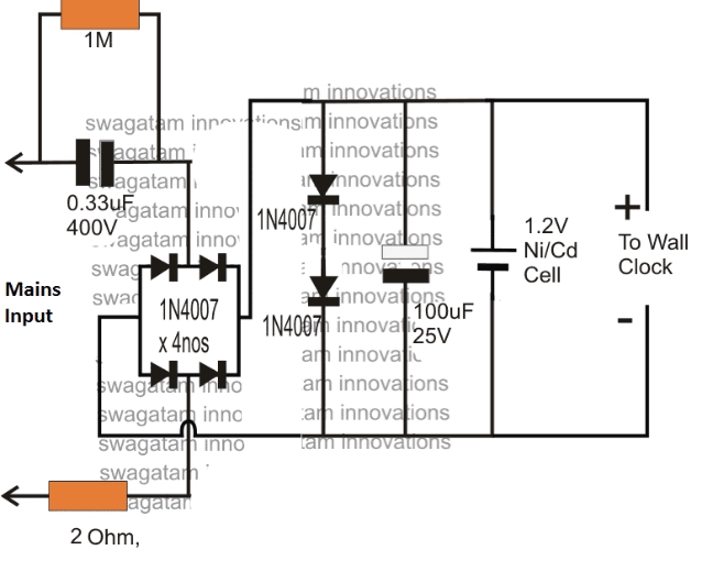 一个简单的无变压器1．5V DC电源电路