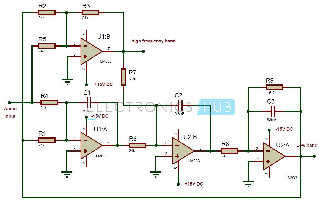 Active Crossover Circuit Diagram