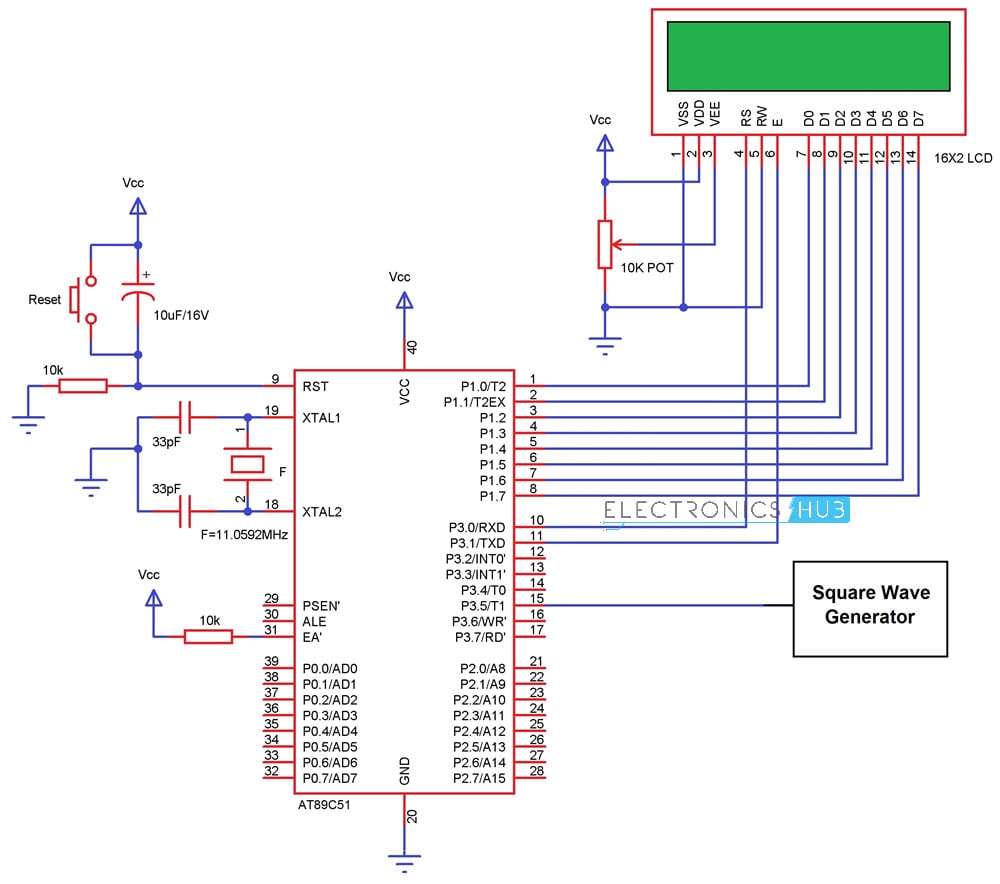Frequency Counter Circuit Circuit Diagram
