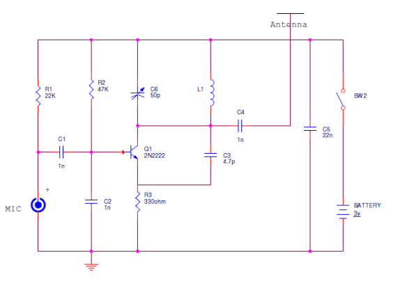 FM Bugger Circuit Diagram