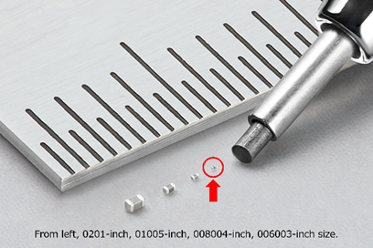 村田開(kāi)發(fā)出首款006003-inch size超小尺寸的多層陶瓷電容器