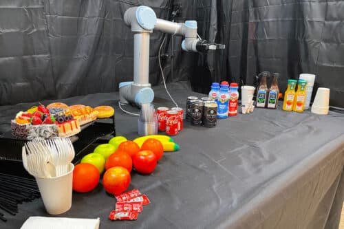 Using a novel relevance framework developed at MIT, the robot identifies and prioritizes objects in the scene to autonomously assist humans in a seamless, intelligent, and safe manner. Credits:Credit: Courtesy of the researchers