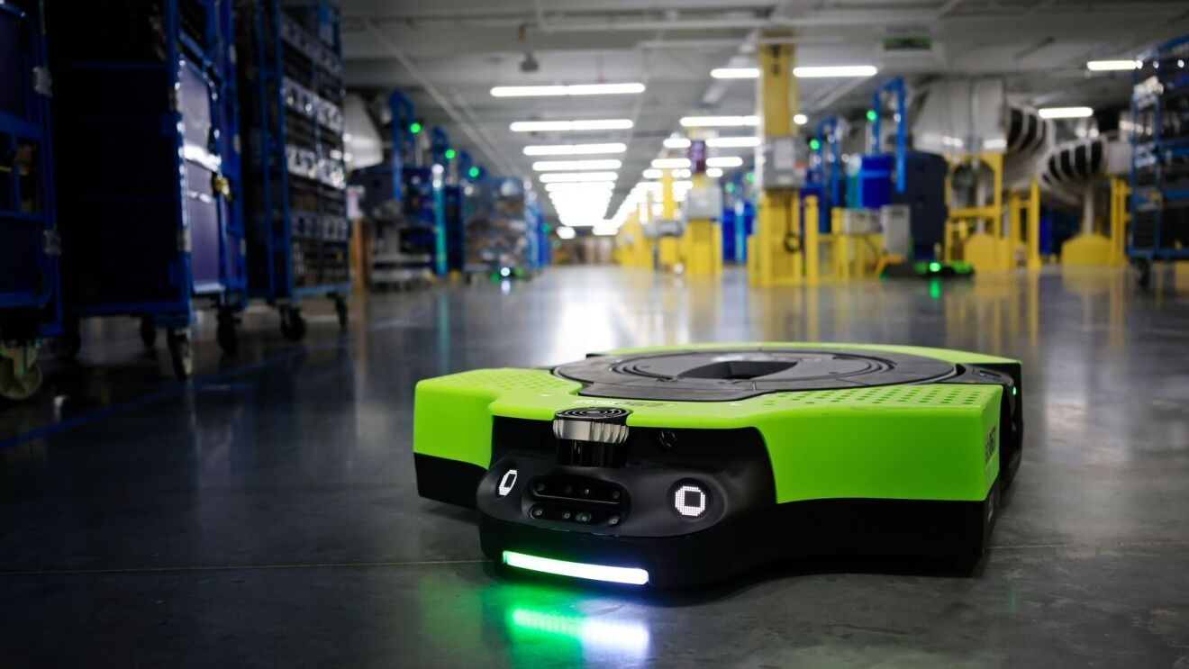 Amazon warehouse robots
