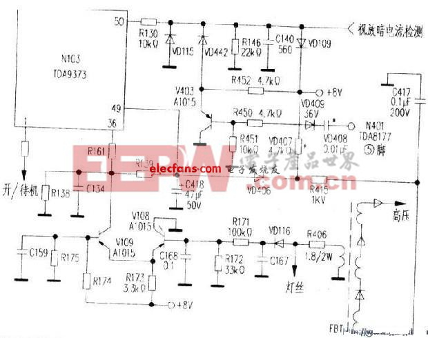 彩電場(chǎng)失落保護(hù)和顯像管黑屏保護(hù)電路設(shè)計(jì)