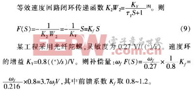 直接对俯仰轴进行开环前馈补偿