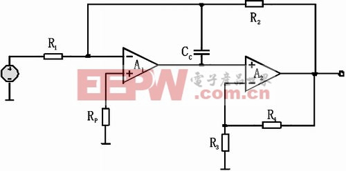 高輸出電壓擺率組合放大器