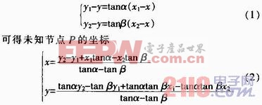 無線傳感器網(wǎng)絡(luò)中AOA節(jié)點定位改進算法研究