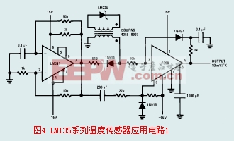 LM135系列傳感器應用電路