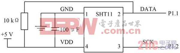  濕度檢測(cè)模塊電路